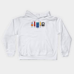 Little School Supply Friends Kids Hoodie